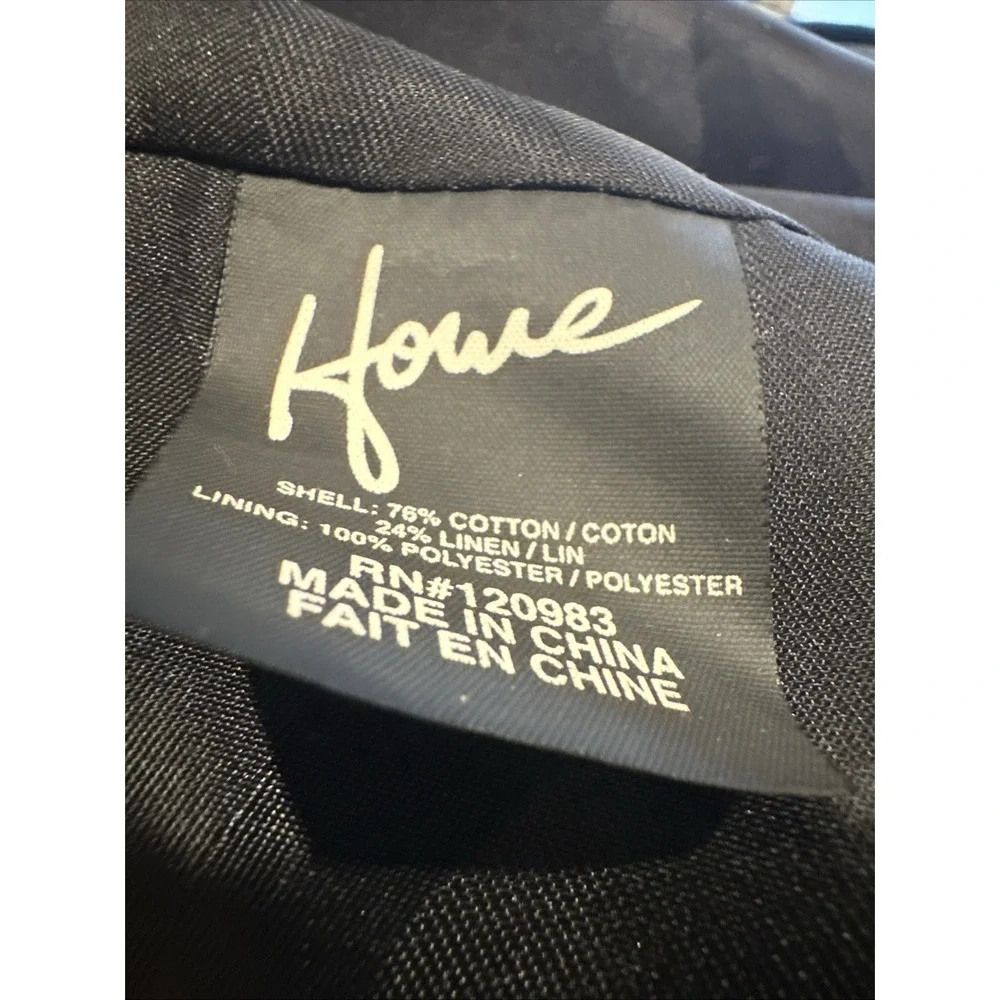 Howe Personal Jesus Slub Chambray Linen‎ Cotton Sport Coat Blazer Jacket Mens 44